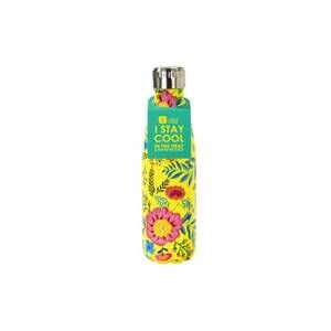 NEW TALKING TABLES boho floral bottle in yellow